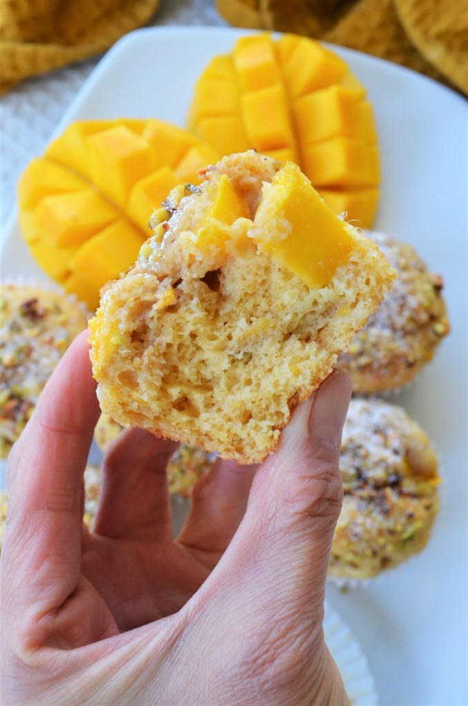 Small Batch Mango Muffins