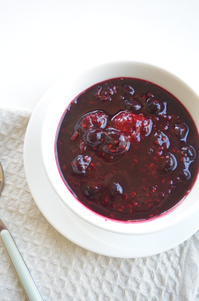 Mini Dutch Baby with Stewed Berries
