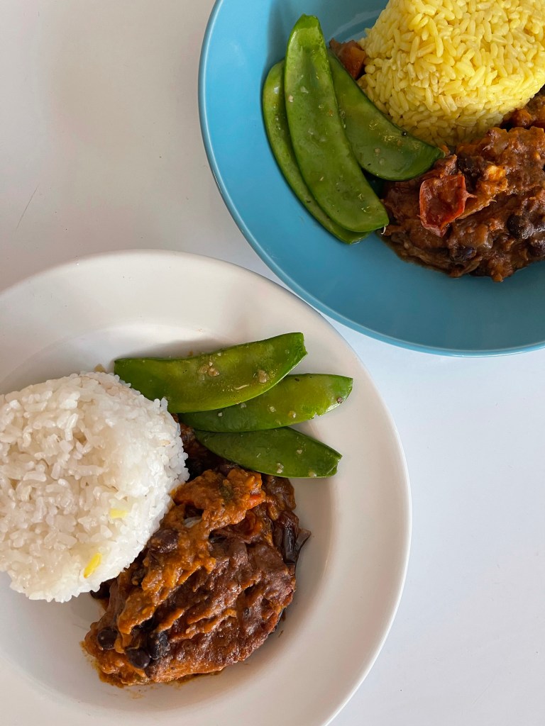 Mediterranean Chicken Stew with Snow Peas