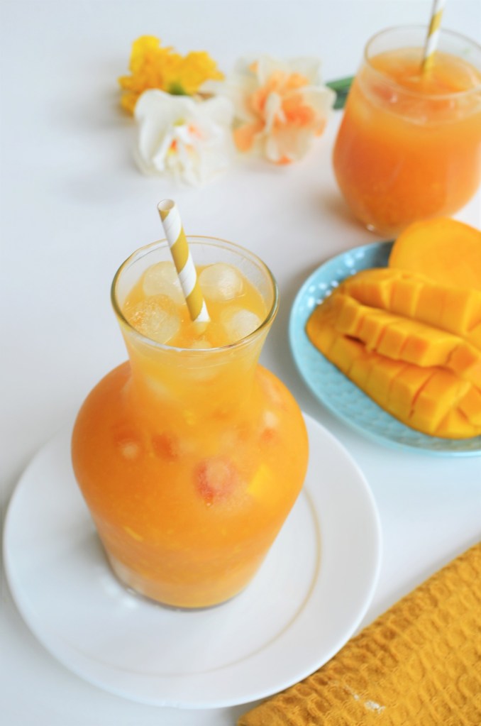 Easy Mango Ice Tea