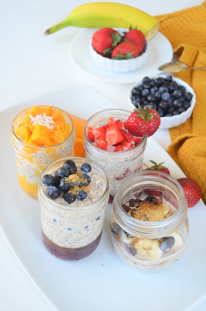Meal Prep Berries Overnight Oatmeal