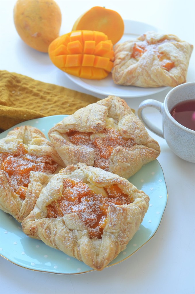 Small  Batch Mango and Cream Danish By SweetNSpicyLiving