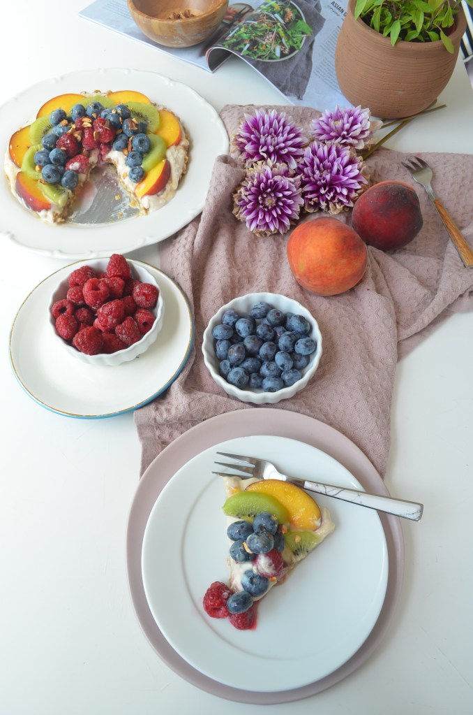 No Bake Yogurt Fresh Fruit Tart