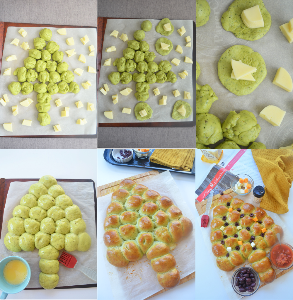 How to Make Pesto Christmas Tree Pull-Apart Bread