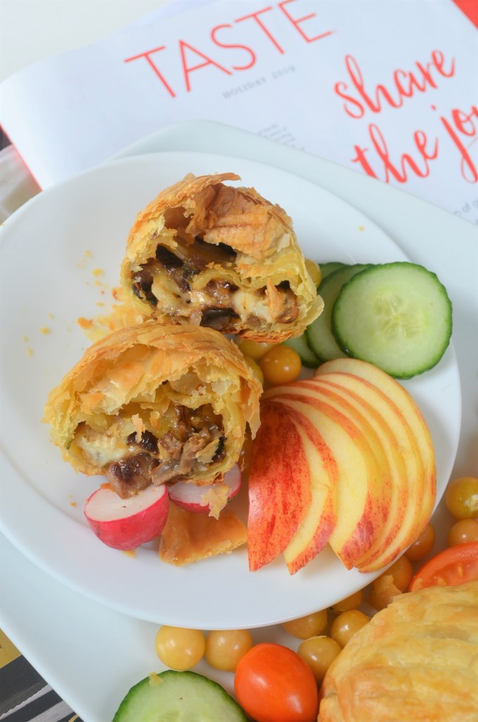 Mushroom and Brie Cheese Puff Pastry