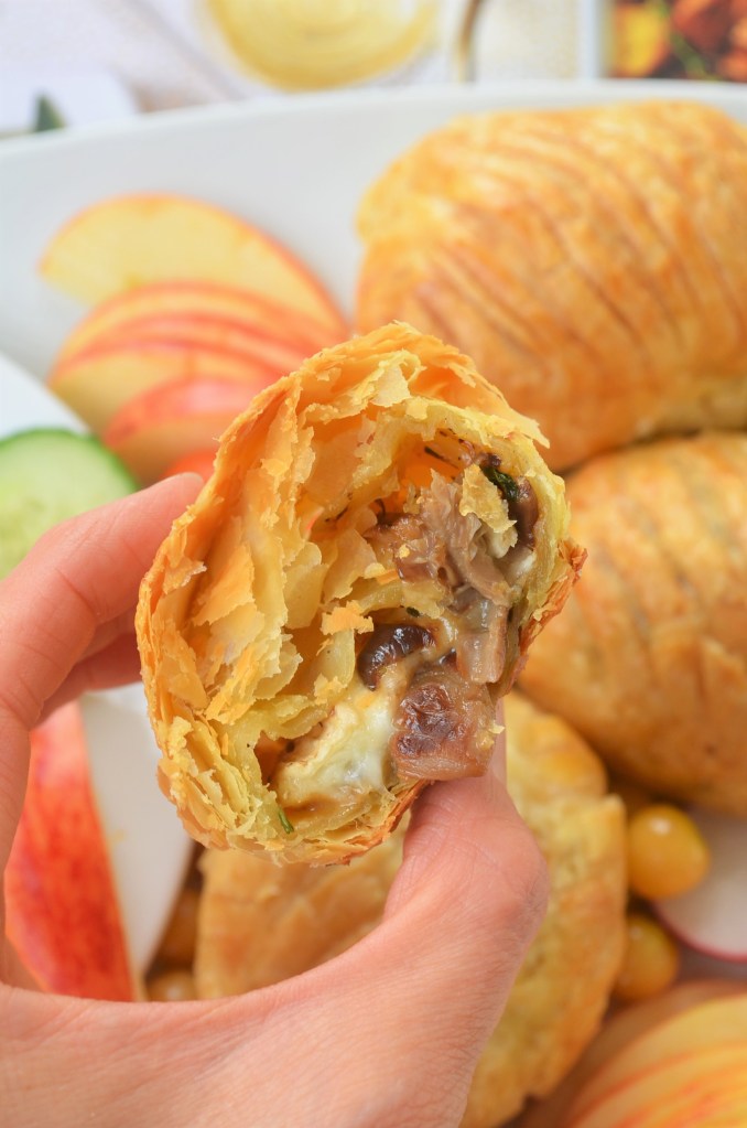 Mushroom and Brie Cheese Puff Pastry By SweetNSpicyLiving