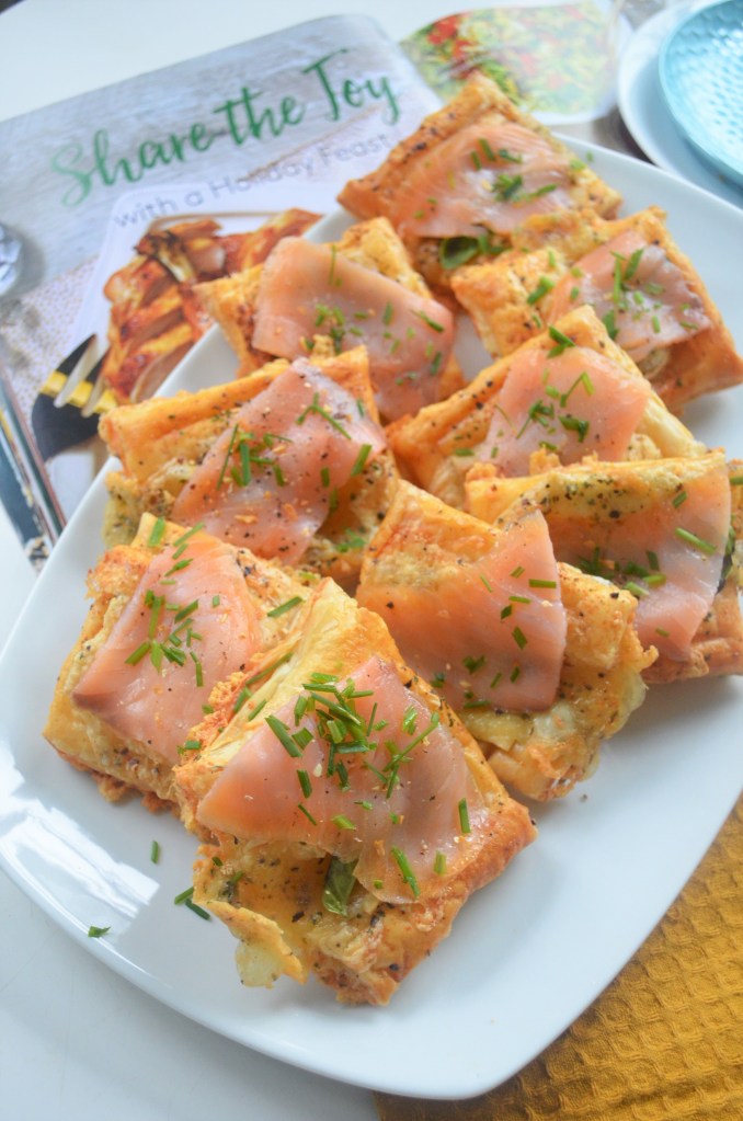 Easy Salmon and Brie Cheese Puff Appitizer