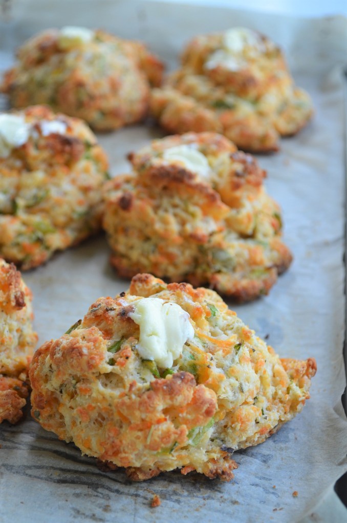 Small Batch Green Onion Biscuits