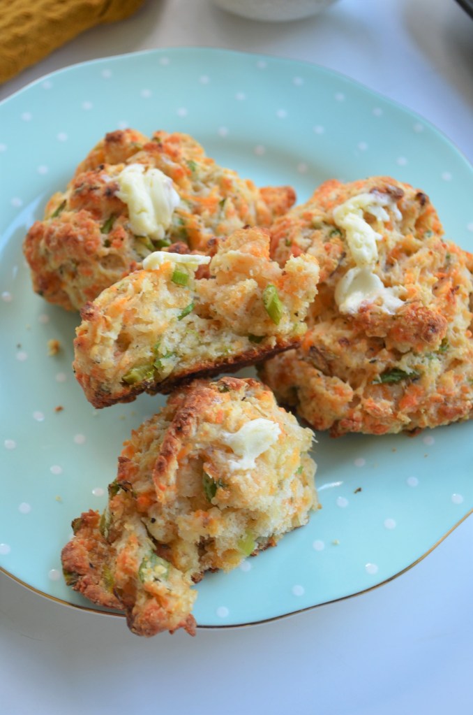 Small Batch Green Onion Drop Biscuit By SweetNSpicyLiving