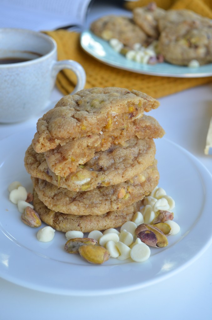 Small Batch Pistachio White Chocolate Chip Cookie By SweetNSpicyLiving