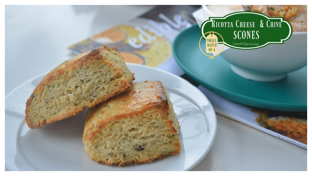 Ricotta Cheese and Chive Scones