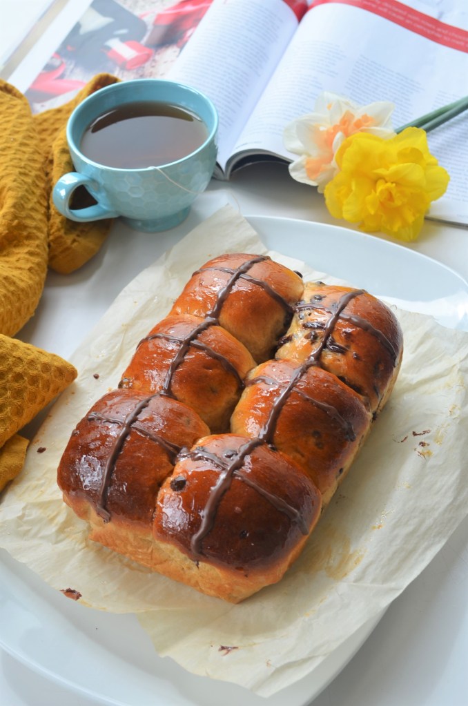 Small Batch Chocolate Hot Cross Buns By SweetNSpicyLiving