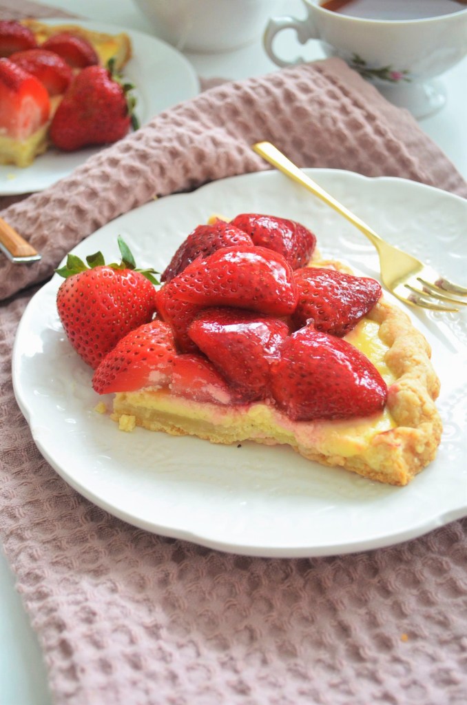 Fresh Strawberry Cream Cheese Pie By SweetNSpicyLiving