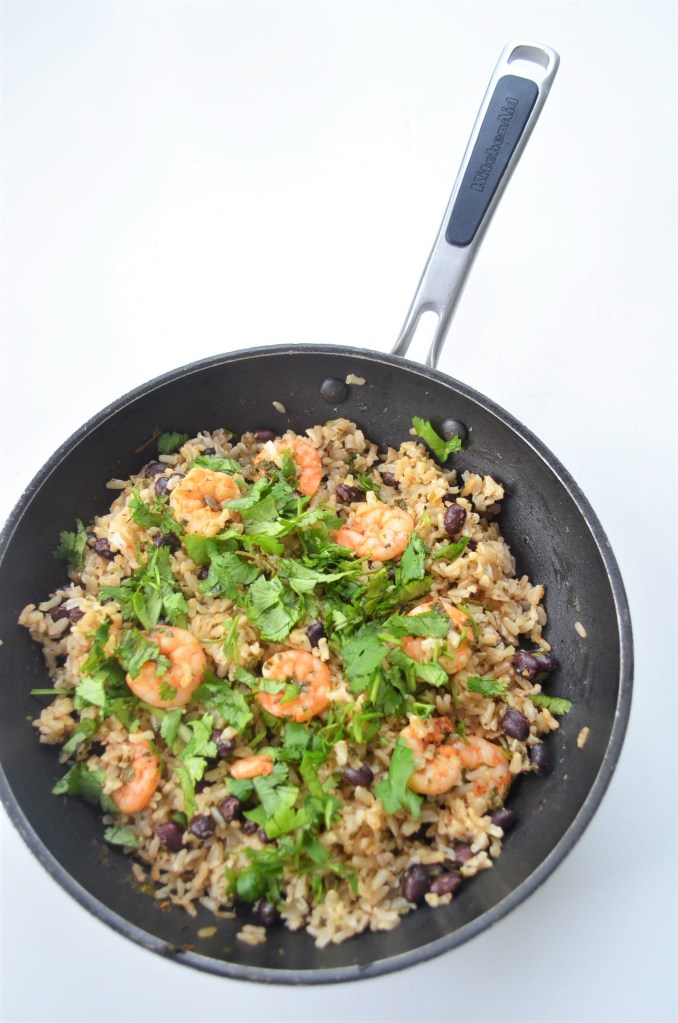 Beans and Shrimp  Cilantro Lime Rice