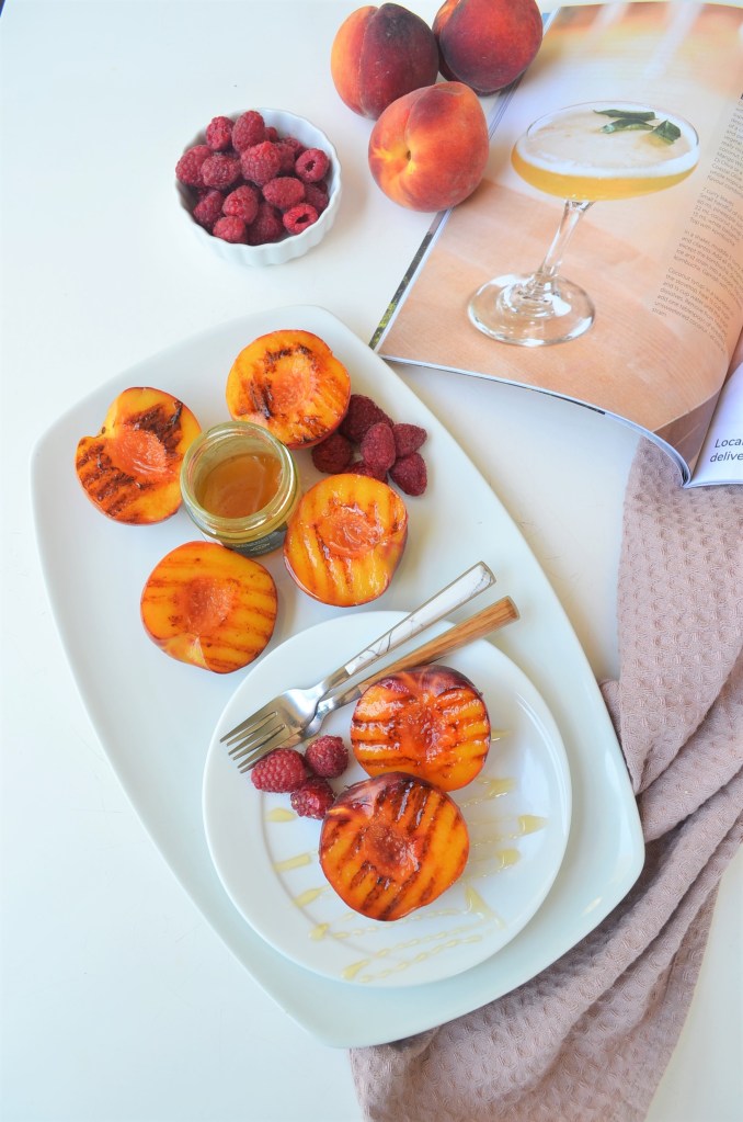 Easy Fresh Grilled Peach