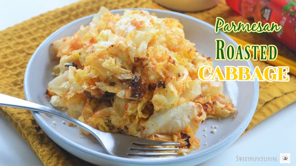 Easy Roasted Parmesan Cabbage