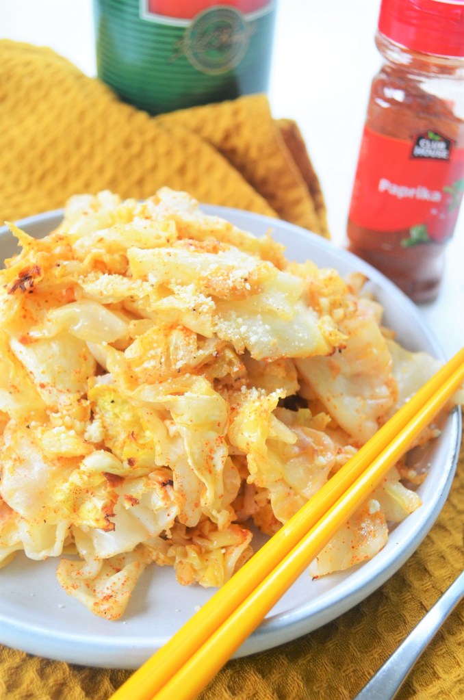 Roasted Parmesan Cabbage