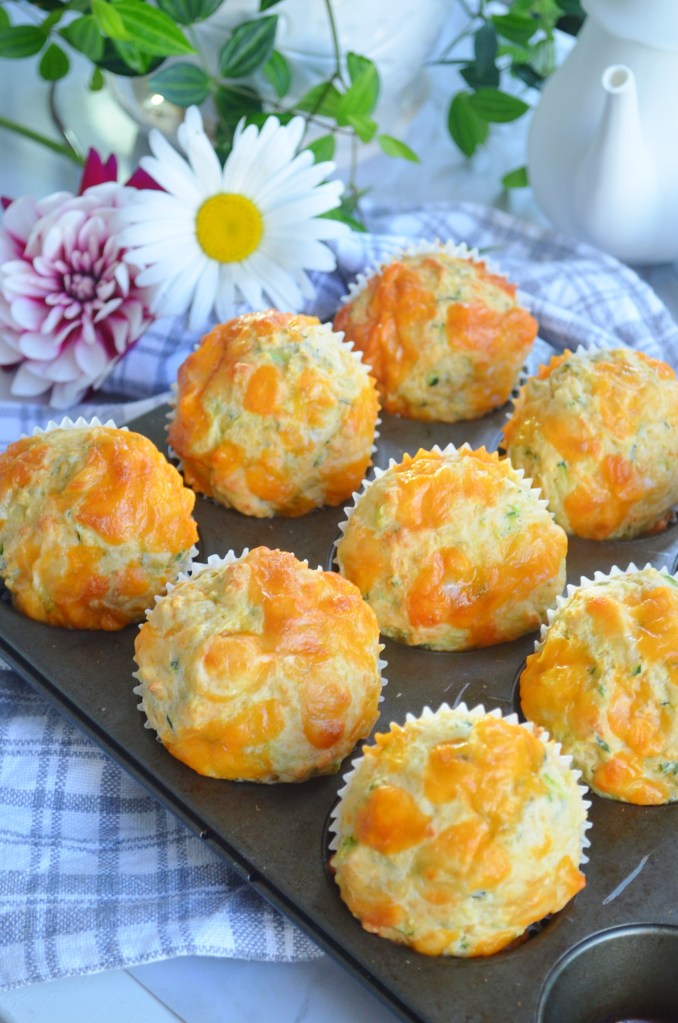Zucchini Cheese Muffins