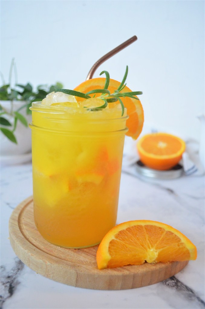 Cold Brew Orange Rosemary Iced Tea
