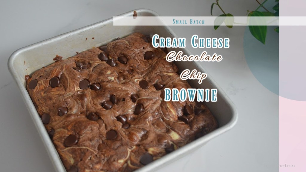 Cream Cheese Chocolate Chip Brownie