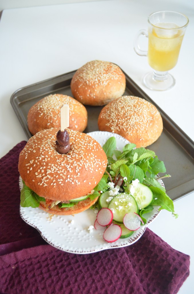 1 Proofing Whole Wheat Burger Buns