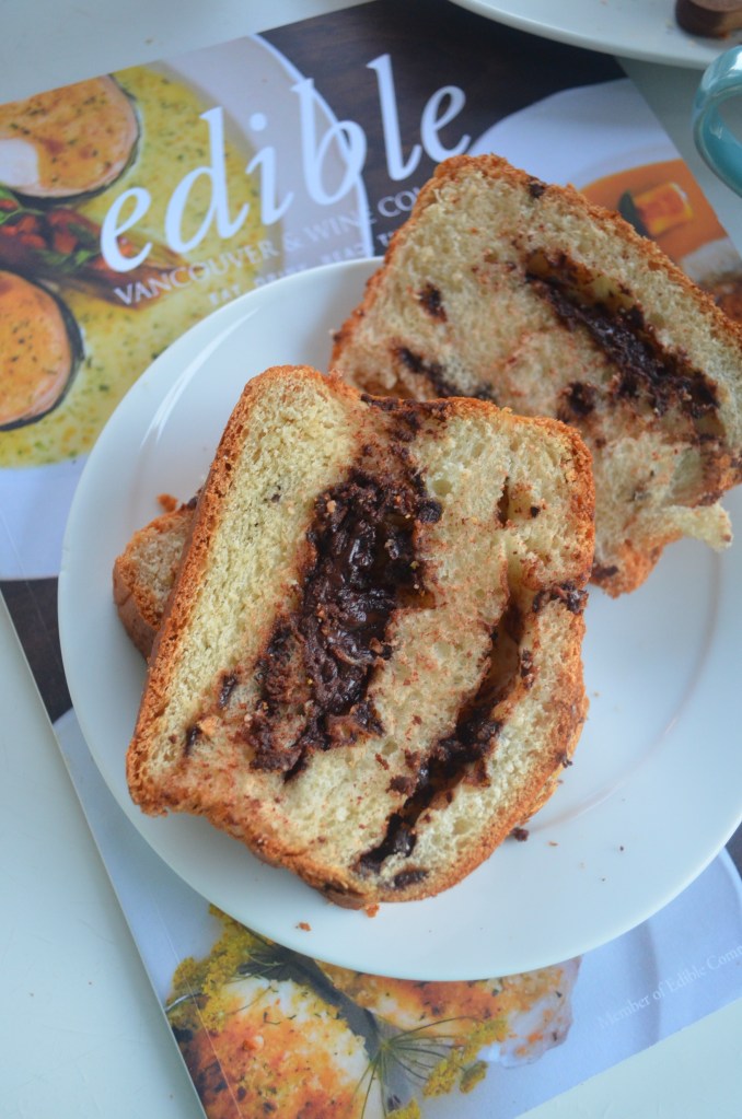 Chocolate Filled Bread Loaf