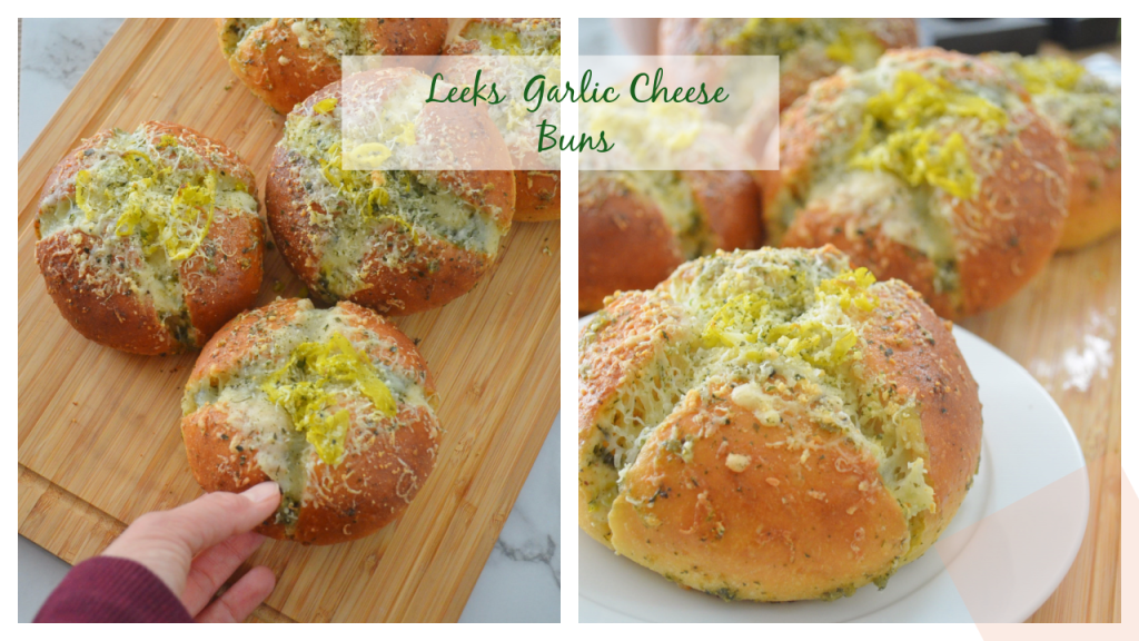 Small BAtch Leeks & Garlic Cream Cheese Buns