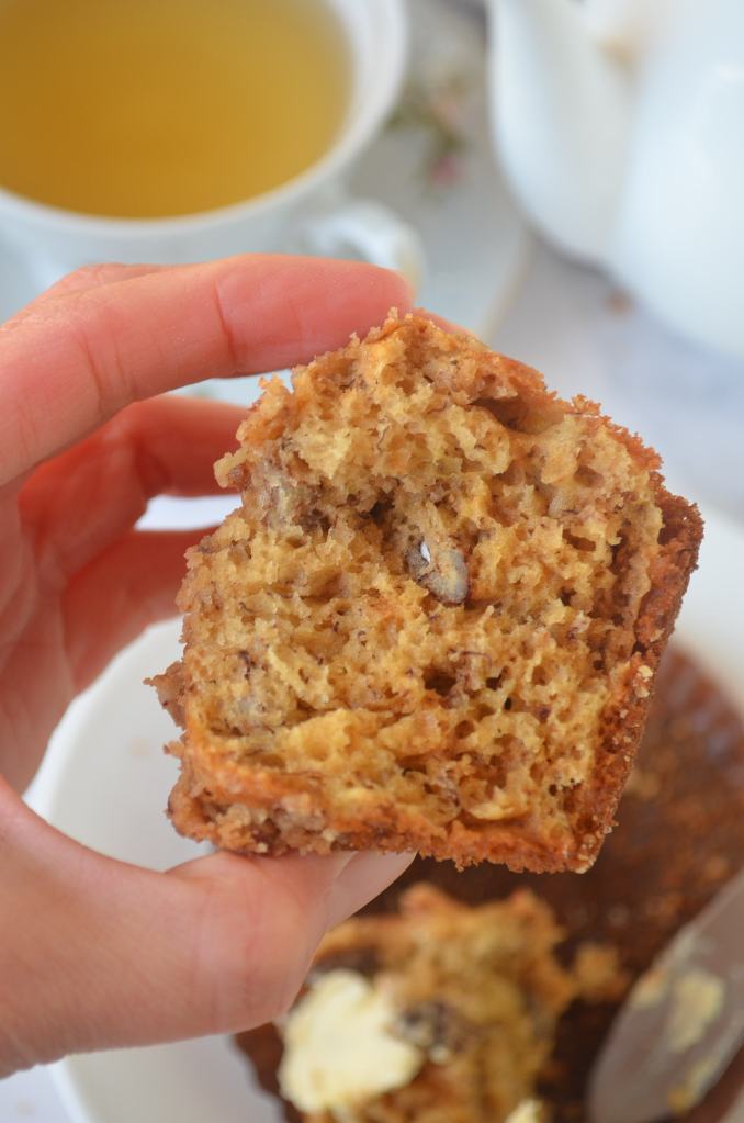 Small Batch Pecan Banana Muffin