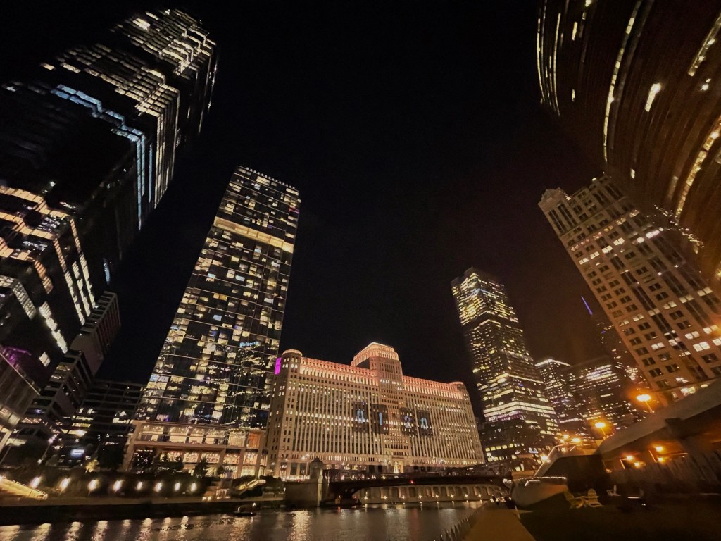 River Walk Lights Display Chicago