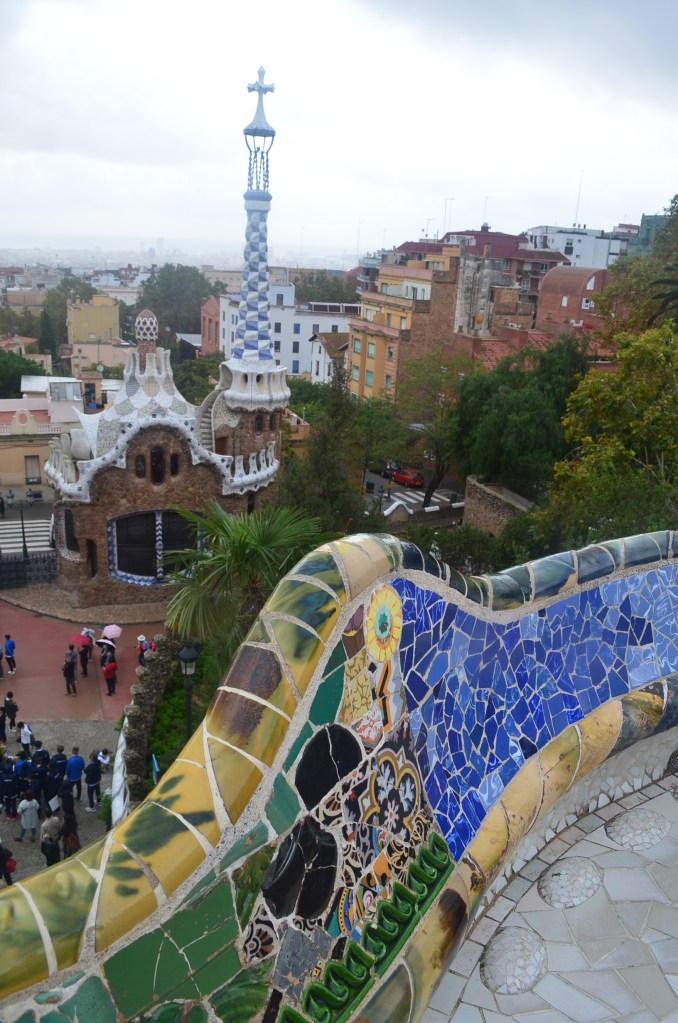 barcelona Attraction Park Guell Barcelona Spain