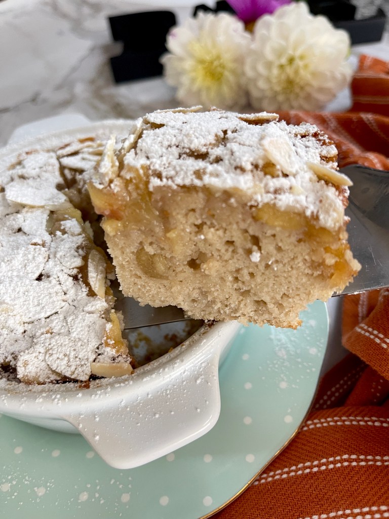 Small Batch Almond Apple Cake