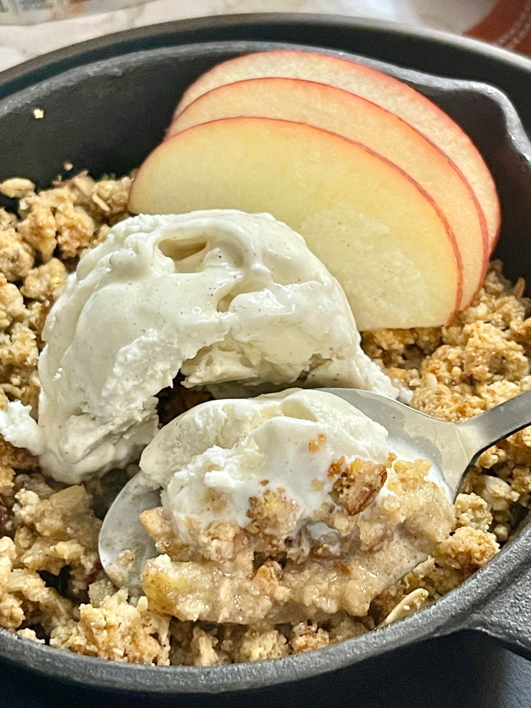 Small Batch Apple Crisp By SweetNSpicyLiving