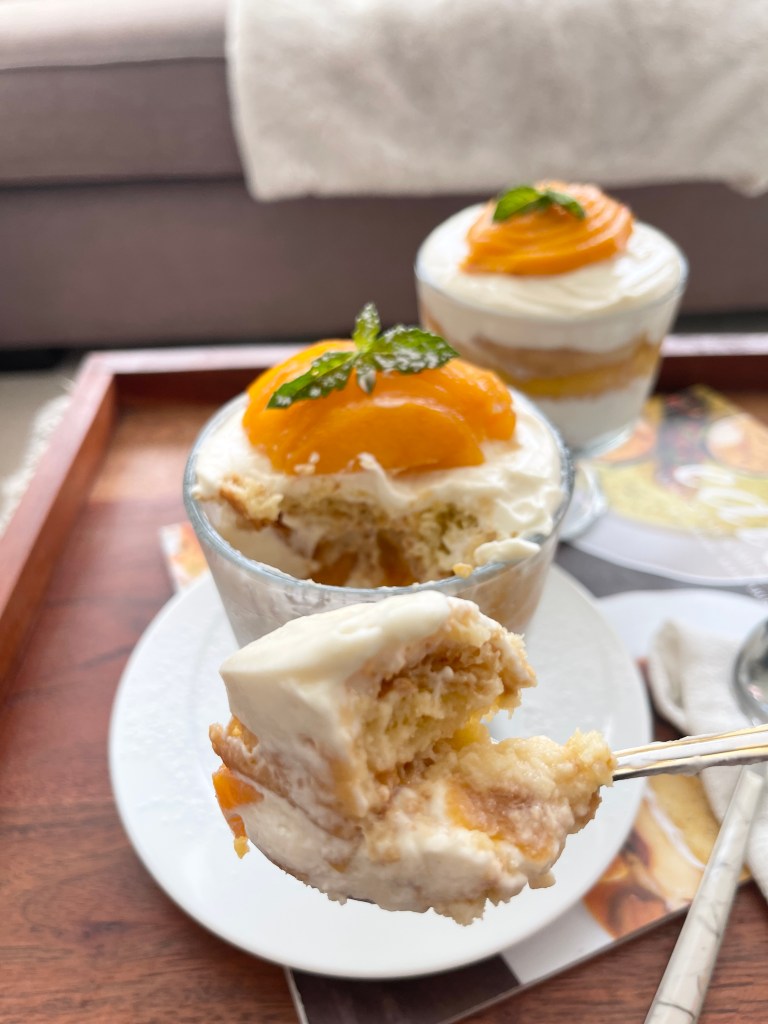 Easy Peach Tiramisu