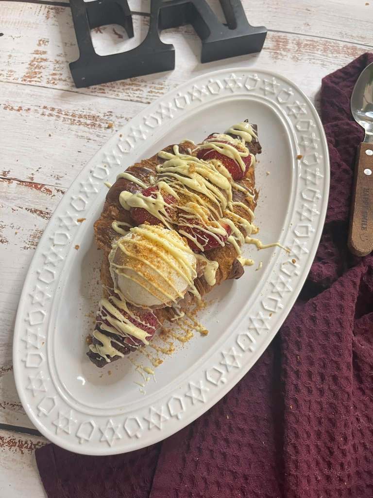 Cookie Dough Ice Cream Croissant 6
