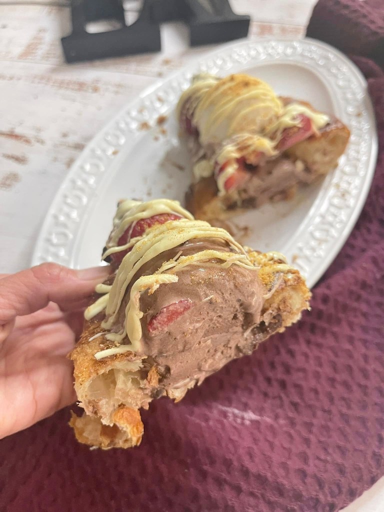 Cookie Dough Ice Cream Croissant 6