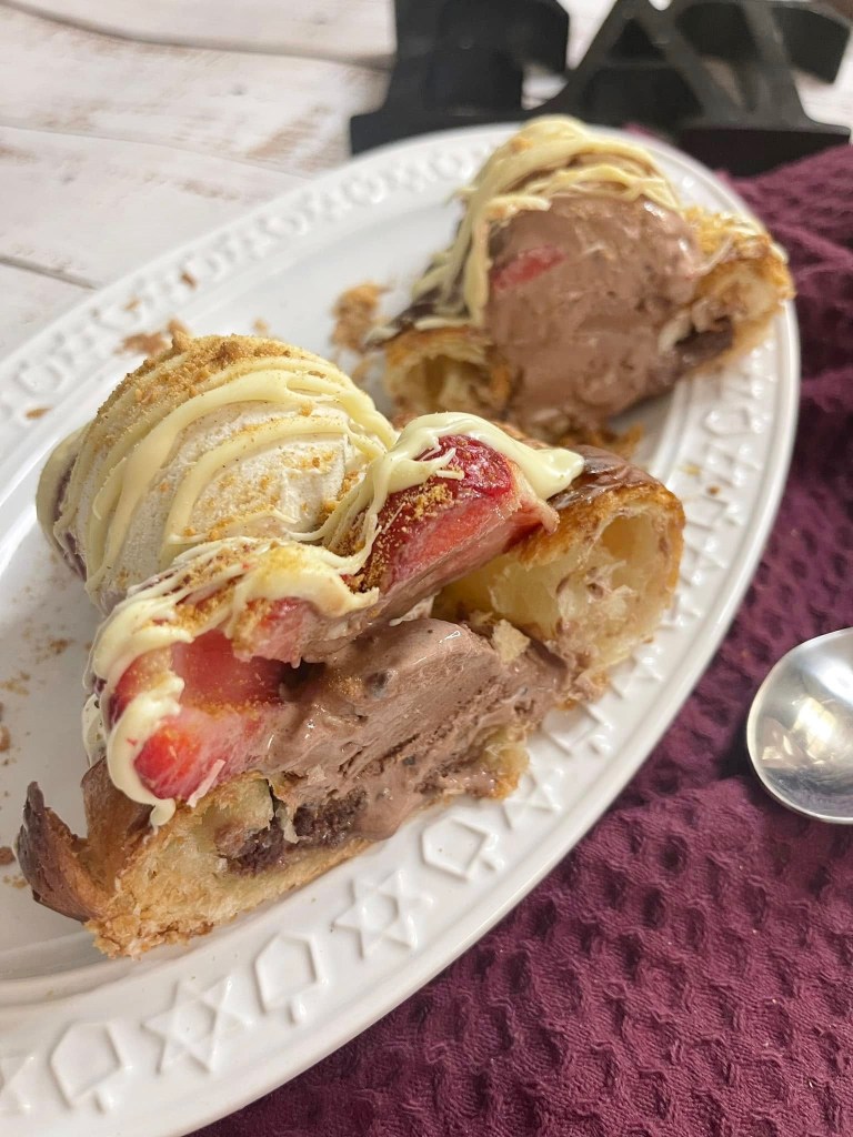 Cookie Dough Ice Cream Croissant 6