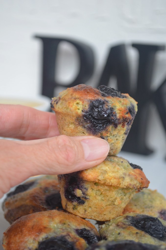 Small Batch Mini Blueberry Muffin 