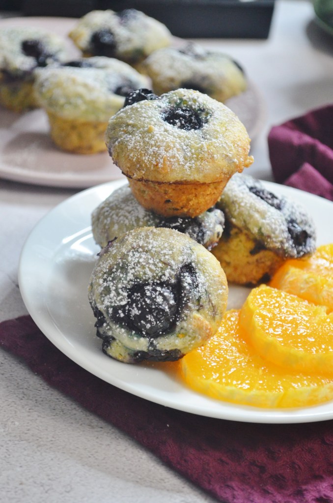 Small Batch Mini Blueberry Muffin 